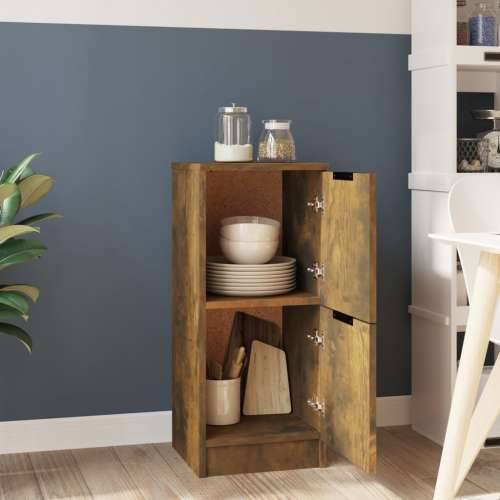 Komode boja dimljenog hrasta 30x30x70cm konstruirano drvo - Dimljeni hrast 1 Cijena