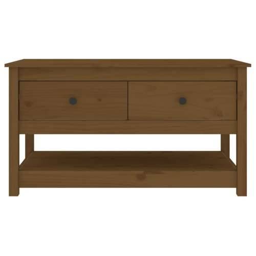 Stolić za kavu boja meda 102 x 49 x 55 cm od masivne borovine - boja meda 1 Cijena
