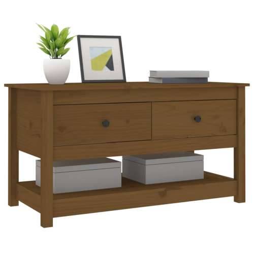 Stolić za kavu boja meda 102 x 49 x 55 cm od masivne borovine - boja meda 1 Cijena