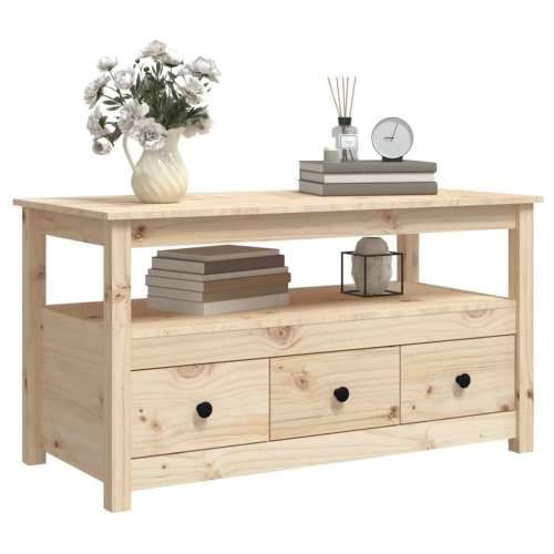 Stolić za kavu 102 x 49 x 55 cm od masivne borovine - Prirodna 1 Cijena