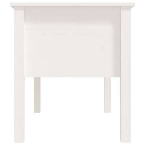 Stolić za kavu bijeli 102 x 49 x 55 cm od masivne borovine - Bijela 1 Cijena