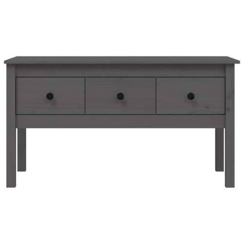 Stolić za kavu sivi 102x49x55 cm od masivne borovine - Siva 1 Cijena