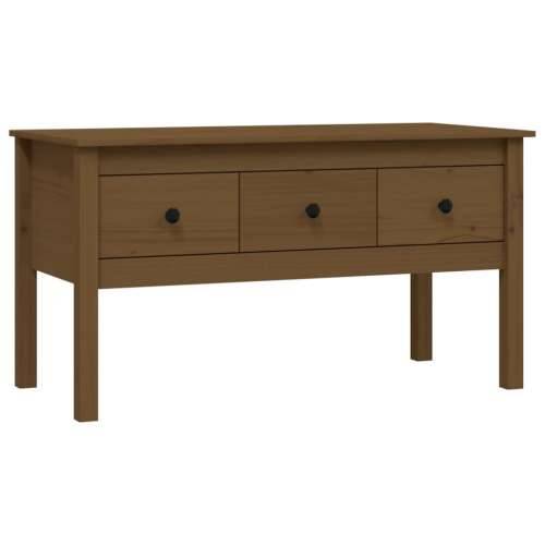 Stolić za kavu boja meda 102 x 49 x 55 cm od masivne borovine - boja meda 1 Cijena