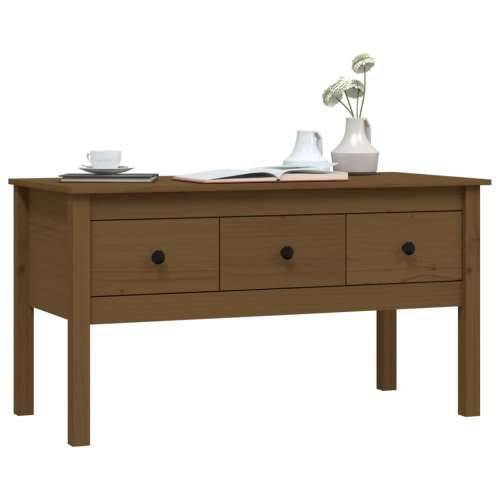 Stolić za kavu boja meda 102 x 49 x 55 cm od masivne borovine - boja meda 1 Cijena
