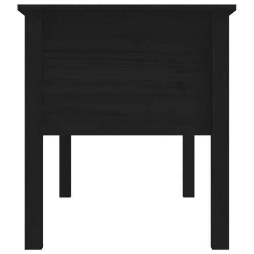 Stolić za kavu crni 102x49x55 cm od masivne borovine - Crna 1 Cijena
