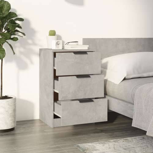 Noćni ormarići 2 kom siva boja betona 40x36x65 cm - Beton siva 2 Cijena