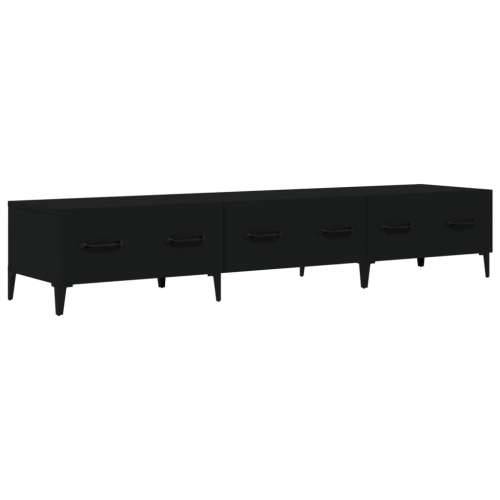TV ormarić crni 150 x 34,5 x 30 cm od konstruiranog drva - Crna 1 Cijena