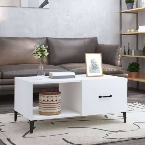 Stolić za kavu bijeli 90 x 50 x 40 cm od konstruiranog drva - Bijela 1 Cijena