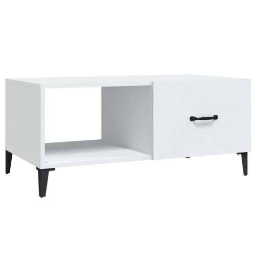 Stolić za kavu bijeli 90 x 50 x 40 cm od konstruiranog drva - Bijela 1 Cijena