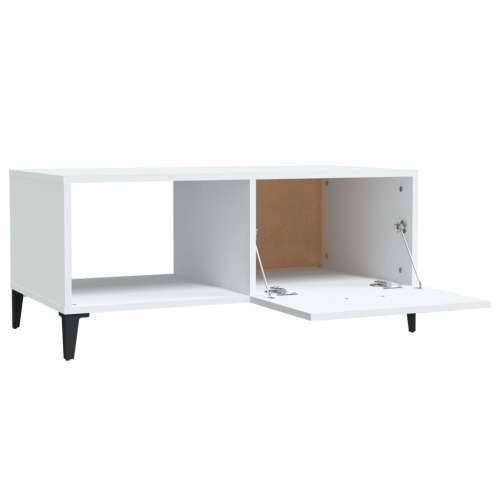 Stolić za kavu bijeli 90 x 50 x 40 cm od konstruiranog drva - Bijela 1 Cijena