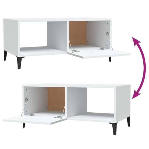Stolić za kavu bijeli 90 x 50 x 40 cm od konstruiranog drva - Bijela 1 Cijena