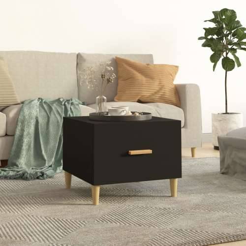 Stolić za kavu crni 50x50x40 cm od konstruiranog drva - Crna 1 Cijena