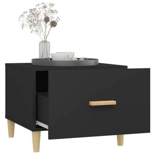 Stolić za kavu crni 50x50x40 cm od konstruiranog drva - Crna 1 Cijena