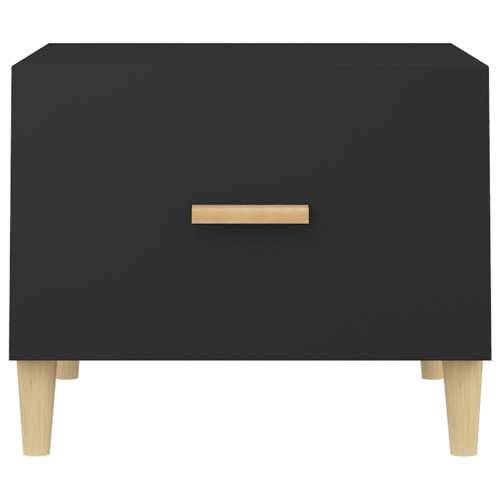 Stolić za kavu crni 50x50x40 cm od konstruiranog drva - Crna 1 Cijena
