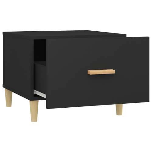 Stolić za kavu crni 50x50x40 cm od konstruiranog drva - Crna 1 Cijena