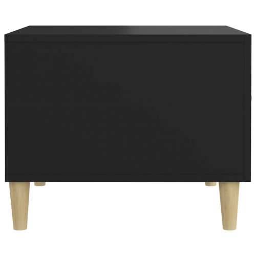 Stolić za kavu crni 50x50x40 cm od konstruiranog drva - Crna 1 Cijena
