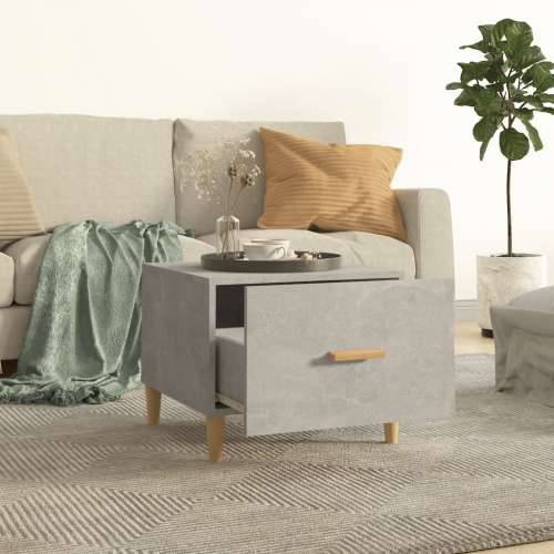 Stolići za kavu 2 kom Siva betona 50x50x40 cm konstruirano drvo - Beton siva 2 Cijena