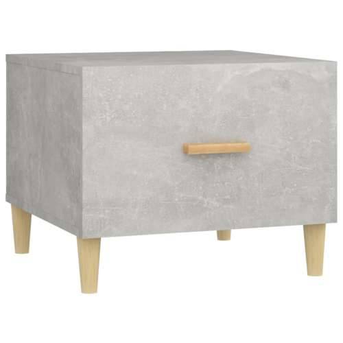 Stolići za kavu 2 kom Siva betona 50x50x40 cm konstruirano drvo - Beton siva 2 Cijena