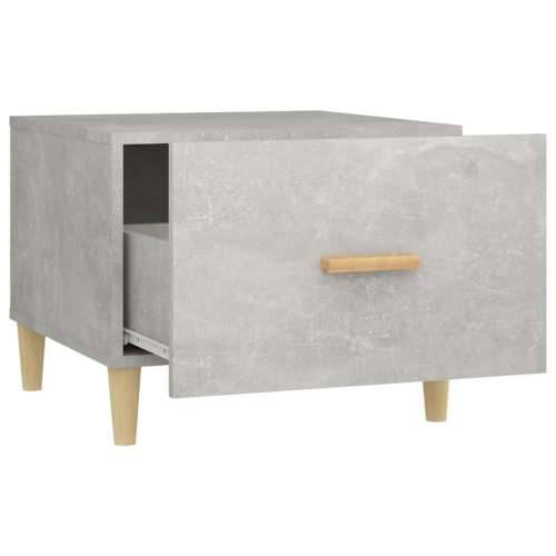 Stolići za kavu 2 kom Siva betona 50x50x40 cm konstruirano drvo - Beton siva 2 Cijena