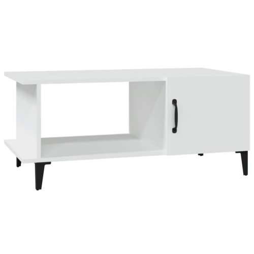 Stolić za kavu bijeli 90 x 50 x 40 cm od konstruiranog drva - Bijela 1 Cijena