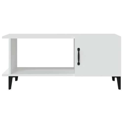 Stolić za kavu bijeli 90 x 50 x 40 cm od konstruiranog drva - Bijela 1 Cijena