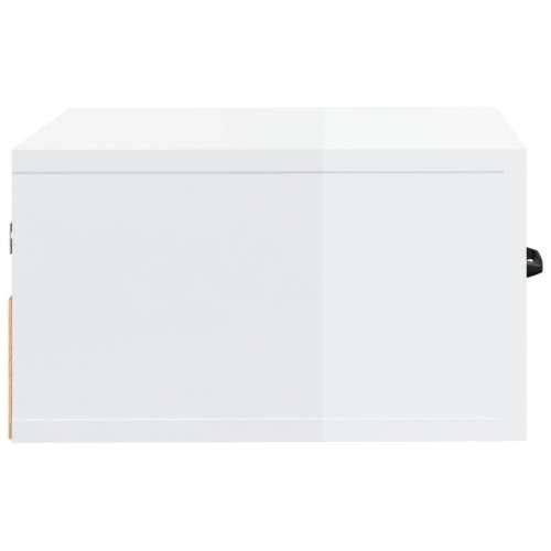Zidni noćni ormarići 2 kom bijeli visokog sjaja 35 x 35 x 20 cm   - Visoko sjajno bijela 2 Cijena