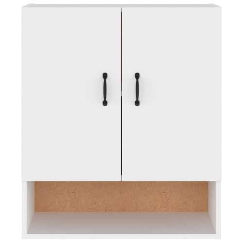 Zidni ormarić bijeli 60 x 31 x 70 cm od konstruiranog drva - Bijela 1 Cijena