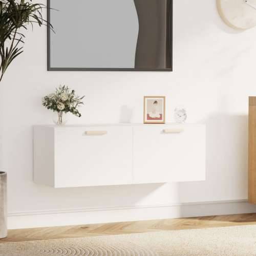 Zidni ormarić bijeli 100 x 36,5 x 35 cm konstruirano drvo - Bijela 1 Cijena