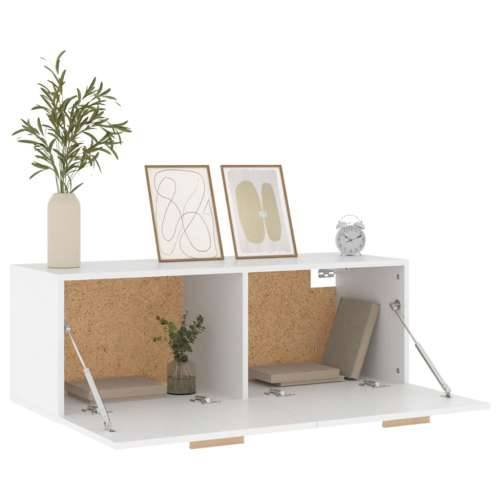 Zidni ormarić bijeli 100 x 36,5 x 35 cm konstruirano drvo - Bijela 1 Cijena