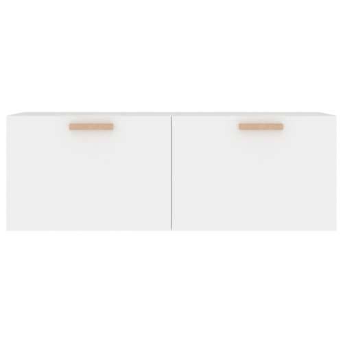 Zidni ormarić bijeli 100 x 36,5 x 35 cm konstruirano drvo - Bijela 1 Cijena