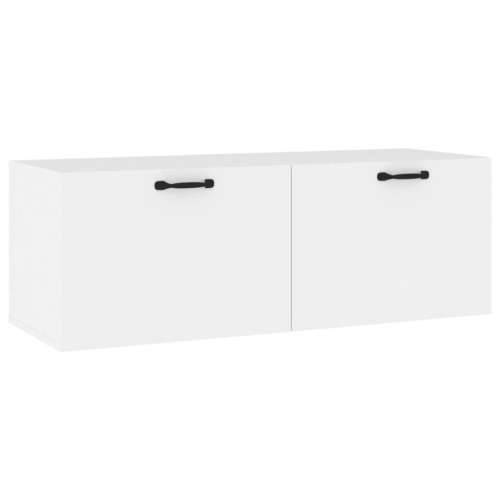 Zidni ormarić bijeli 100 x 36,5 x 35 cm konstruirano drvo - Bijela 1 Cijena