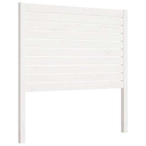 Uzglavlje za krevet bijelo 81 x 4 x 100 cm od masivne borovine - Bijela 81 x 100 cm 1 Cijena