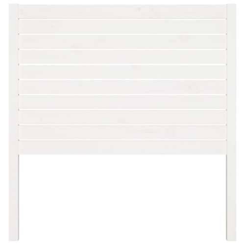 Uzglavlje za krevet bijelo 81 x 4 x 100 cm od masivne borovine - Bijela 81 x 100 cm 1 Cijena
