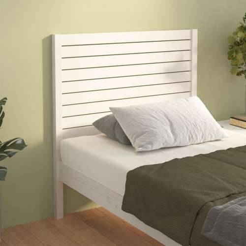 Uzglavlje za krevet bijelo 81 x 4 x 100 cm od masivne borovine - Bijela 81 x 100 cm 1 Cijena