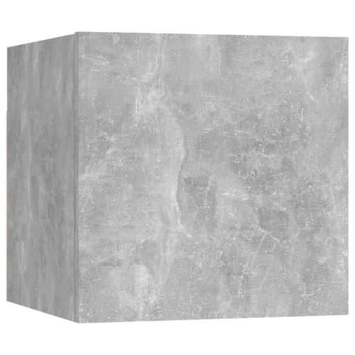 8-dijelni set TV ormarića siva boja betona konstruirano drvo Beton siva 8 90 cm Cijena