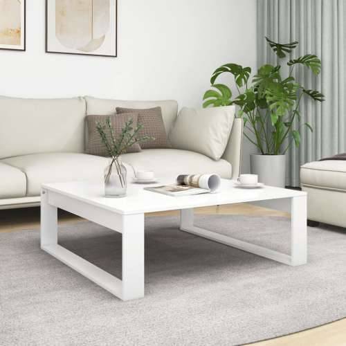 Stolić za kavu bijeli 100 x 100 x 35 cm od konstruiranog drva - Bijela 100 x 100 cm 1 Cijena