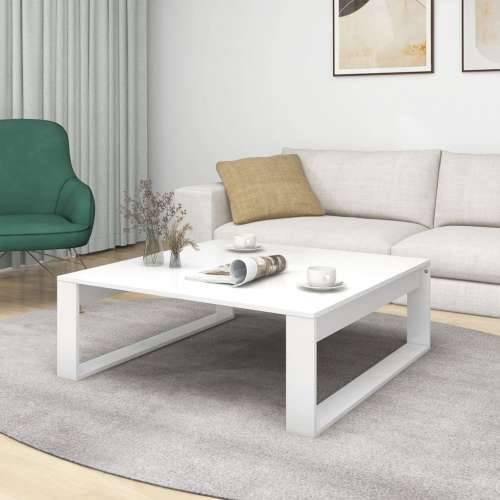 Stolić za kavu bijeli 100 x 100 x 35 cm od konstruiranog drva - Bijela 100 x 100 cm 1 Cijena