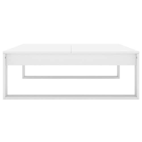 Stolić za kavu bijeli 100 x 100 x 35 cm od konstruiranog drva - Bijela 100 x 100 cm 1 Cijena