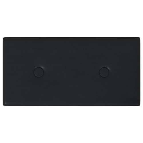 Zidne ploče od umjetne kože 12 kom crne 30 x 15 cm 0,54 m² - Crna 30 x 15 cm 12 Cijena