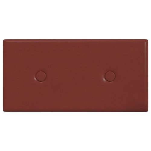 Zidne ploče 12 kom boja vina 30 x 15 cm od umjetne kože 0,54 m² - boja crnog vina 30 x 15 cm 12 Cijena