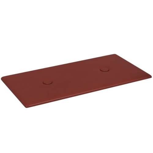 Zidne ploče 12 kom boja vina 30 x 15 cm od umjetne kože 0,54 m² - boja crnog vina 30 x 15 cm 12 Cijena
