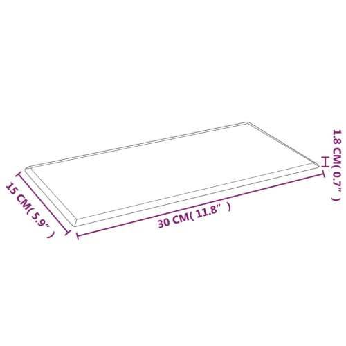 Zidne ploče 12 kom boja vina 30 x 15 cm od umjetne kože 0,54 m² - boja crnog vina 30 x 15 cm 12 Cijena