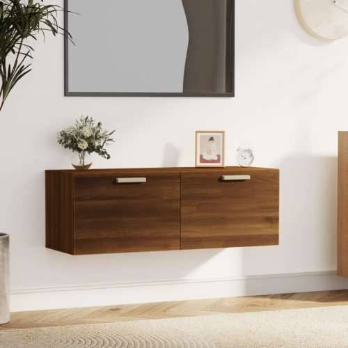 Zidni ormarić Smeđi hrast 100 x 36,5 x 35 cm konstruirano drvo - Smeđi hrast 1 Cijena