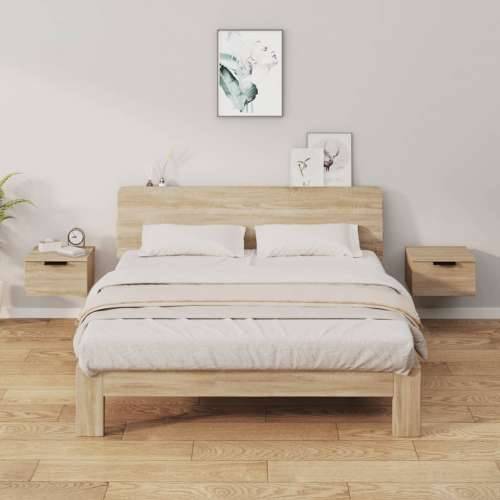 Zidni noćni ormarići 2 kom boja hrasta sonome 34 x 30 x 20 cm - sonoma hrast 2 Cijena
