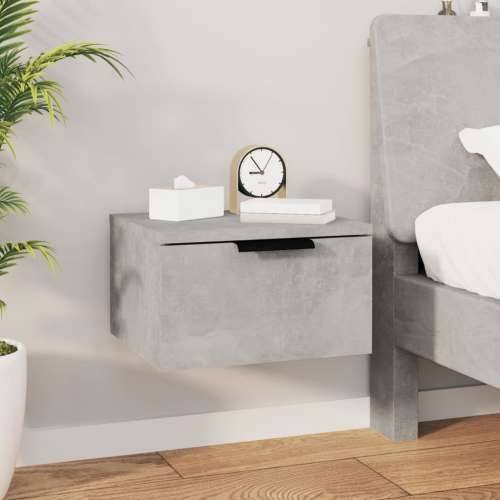 Zidni noćni ormarić siva boja betona 34 x 30 x 20 cm - Beton siva 1 Cijena