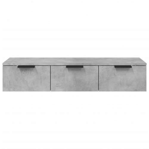 Zidni ormarić boja betona 102x30x20 cm od konstruiranog drva - Beton siva 1 Cijena