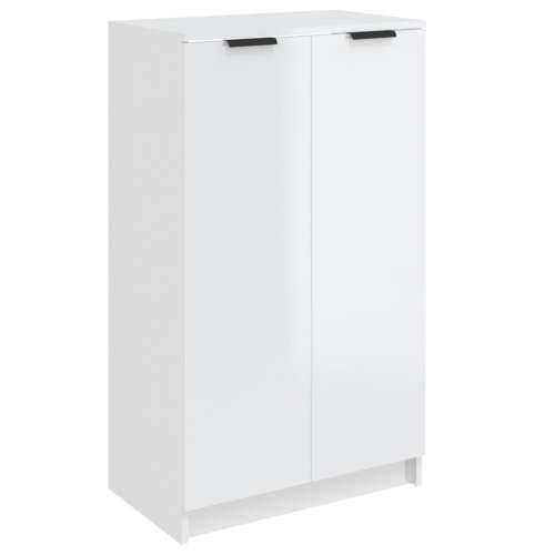 Ormarić za cipele sjajni bijeli 59x35x100 cm konstruirano drvo - Visoko sjajno bijela 1 Cijena