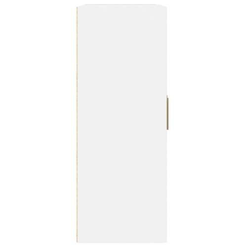 Zidni ormarić bijeli 69,5 x 32,5 x 90 cm konstruirano drvo Cijena
