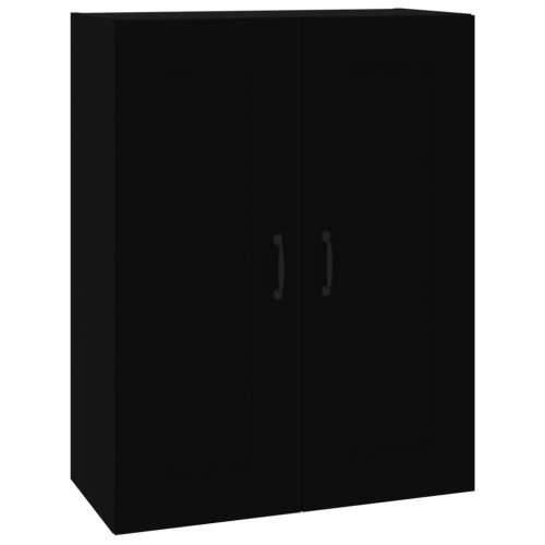 Viseći zidni ormarić crni 69,5 x 32,5 x 90 cm - Crna 1 Cijena