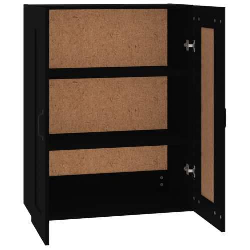 Viseći zidni ormarić crni 69,5 x 32,5 x 90 cm - Crna 1 Cijena